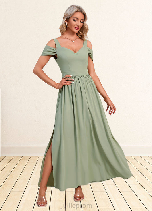 Pauline Ruffle Sweetheart Elegant A-line Polyester Maxi Dresses DQP0022426